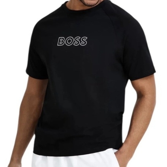 Boss Other - BOSS Men's Black Logo Crewneck T-Shirt